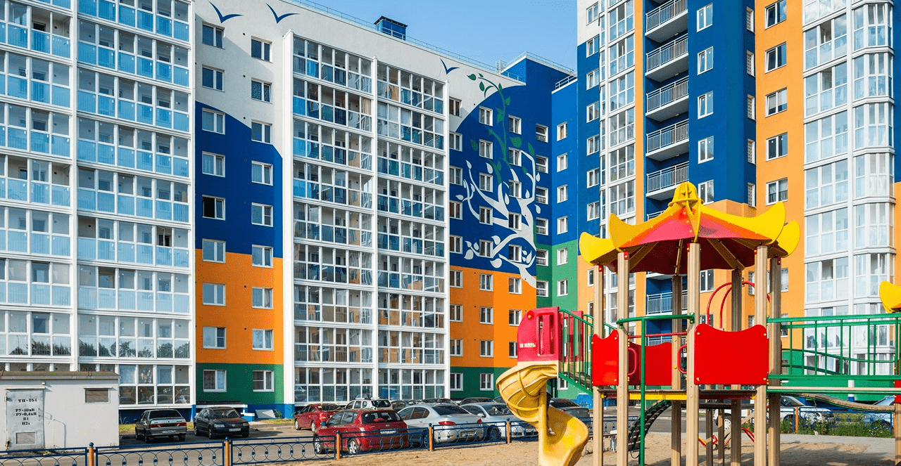 Colorful building